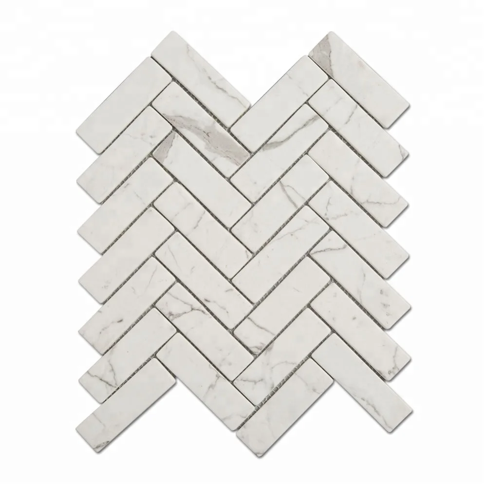 factory price herringbone porcelain tile mosaic ceramic for