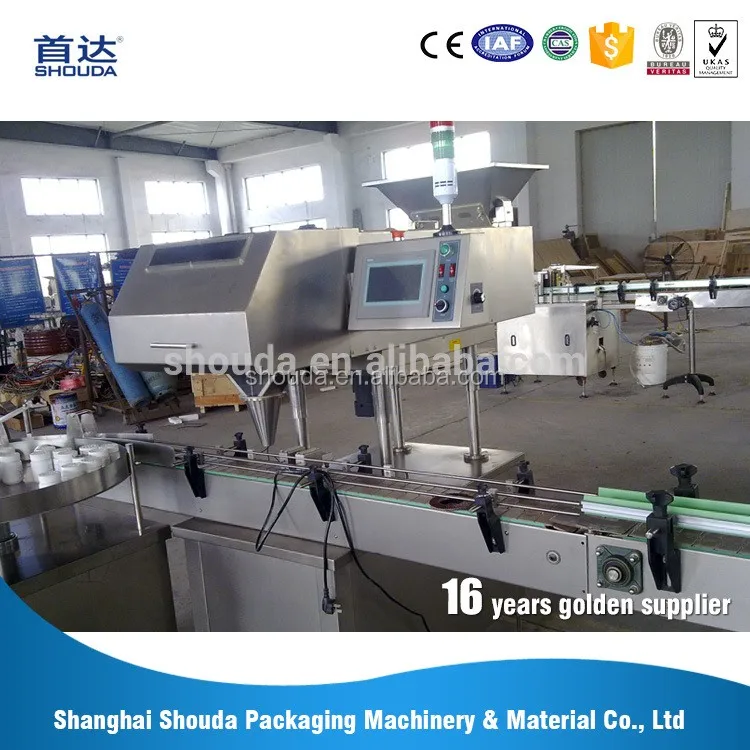 Высокоскоростная полностью автоматическая линия подсчета и заполнения капсул и таблеток