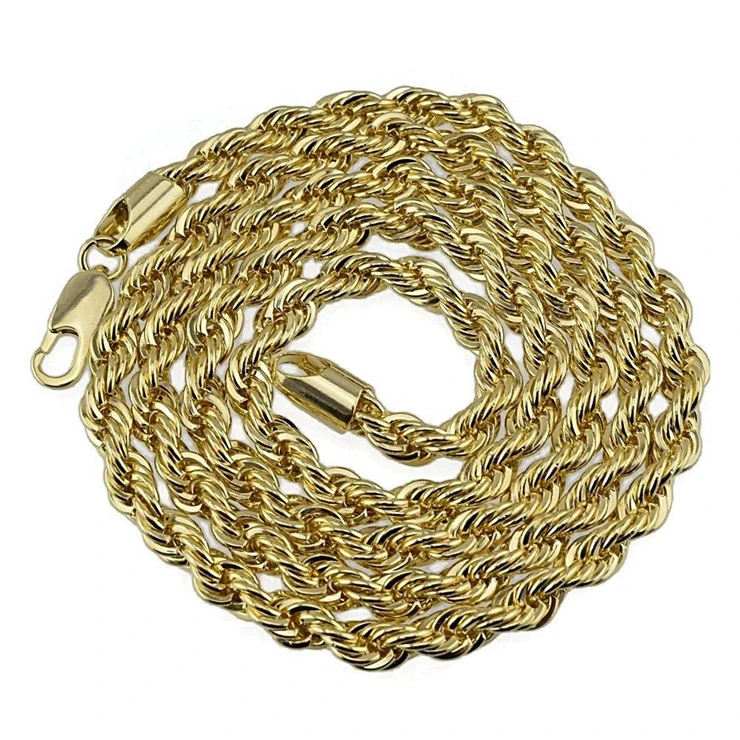 Hot Trend 5mm 30 Inches 18k 24k Gold 