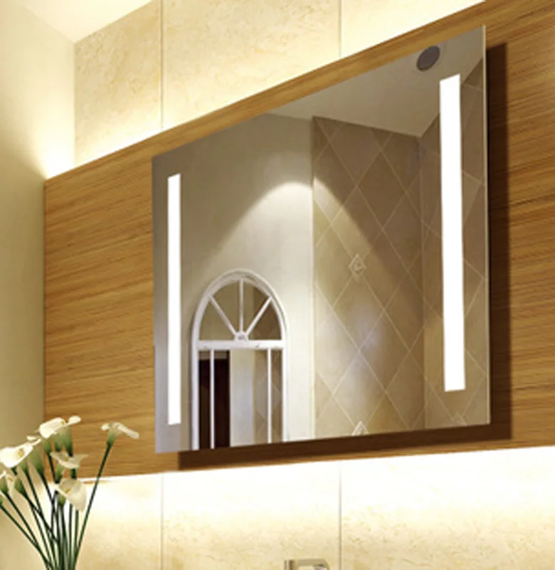 Salon Rectangle LED Lighted Decorative Makeup Wall Mirror