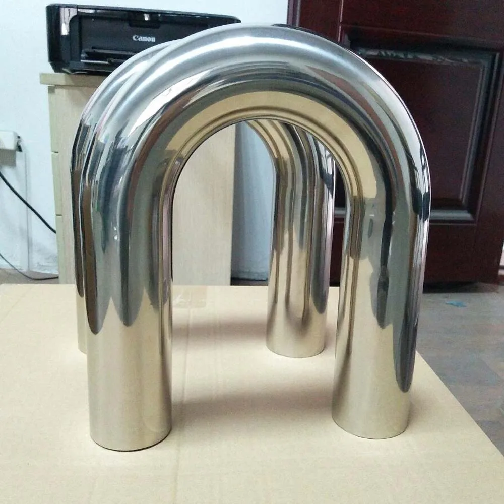 304SS Tubi Di Scarico Auto Mandrino Curva 45 90 Kit Curva Diritta - Foto 2
