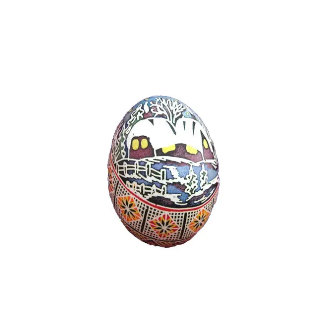 2022 Custom Wholesale Ceramic Craft Home and Outdoor Table Decor Kit Easter Colored Ornaments & Egg Decoration