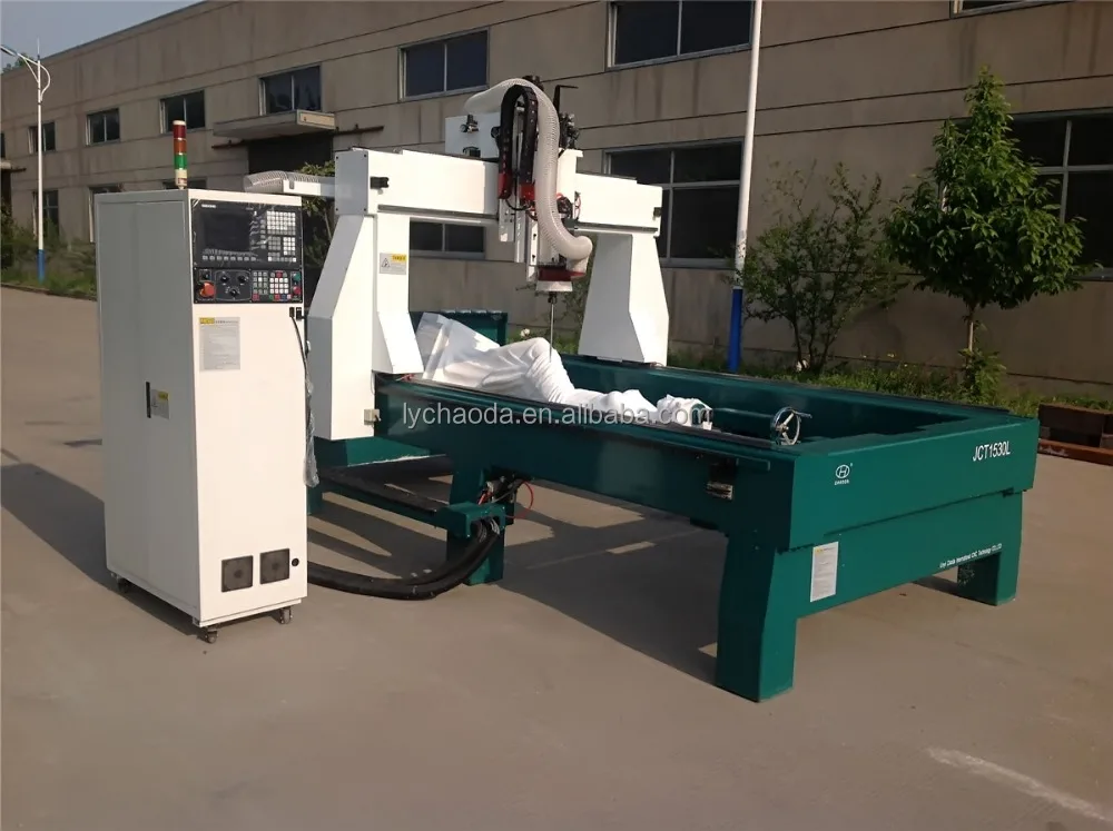 EPS Styrofoam Polystyrene Polyurethane Wood Stone Ice Sculpture Statue Figure Making Carving CNC Router Machine With 4th Axis