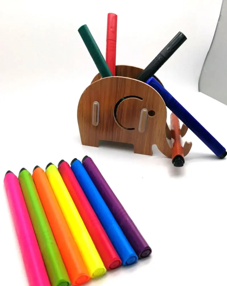 
 Большой треугольный удобный Моющийся Маркер, фетровая ручка  