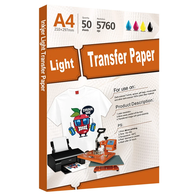 China Light InkJet transfer paper manufacturers and suppliers