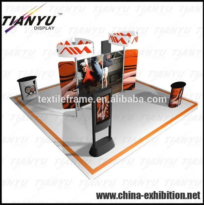 Creative Cosmetic Exhibit Booth Design - China & USA