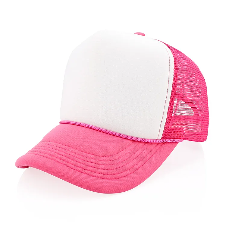 Custom Logo Sublimation Blank Baseball Hats Fashion Oem China Factory Price Advertising Mesh Foam Tr