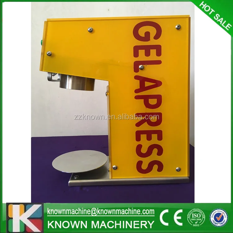 OEM Ice Cream Noodle Making Machine 5 Moulds Gelato Maker Italian Noodle Soft Ice Cream Machine