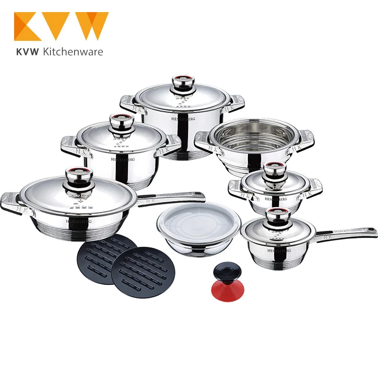 16PCS Children's Kitchen Toy Set Stainless Steel Kitchen Pots and