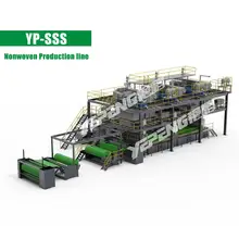 YP-SSS Best seller non woven fabric machine spunbound Nonwoven making machine Equipment High technology fastest speed