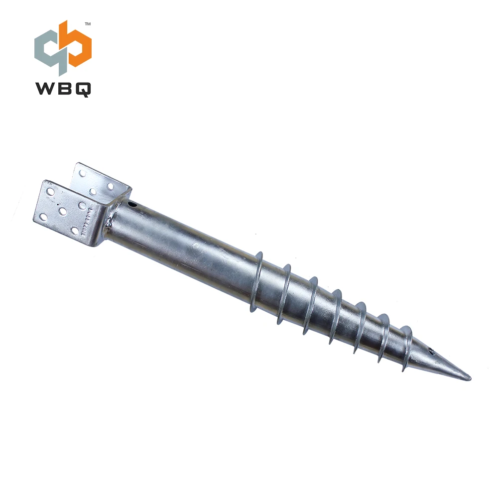 Fastener Ground Screw Anchor for Fence