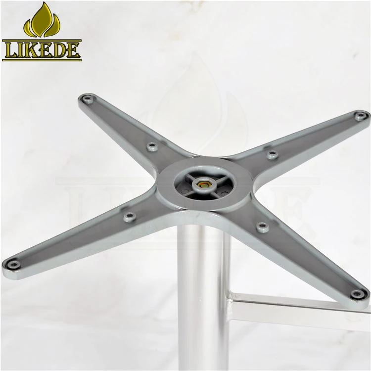 Hot Sale Low Price Double Legs Steel Pipe Table Base 304# Stainless Steel Table Frame