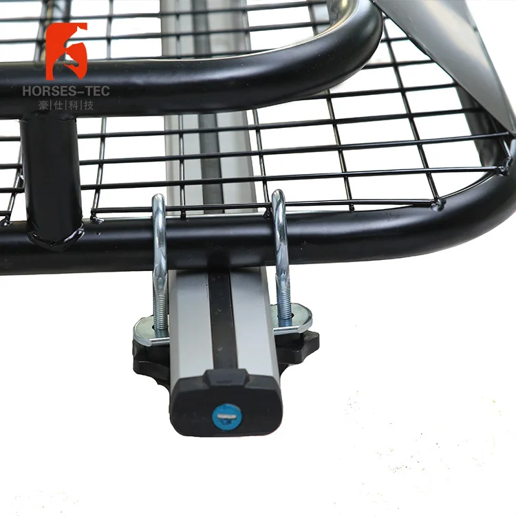 
Универсальный стальной багажный стеллаж на крышу автомобиля, корзина для перевозки груза 