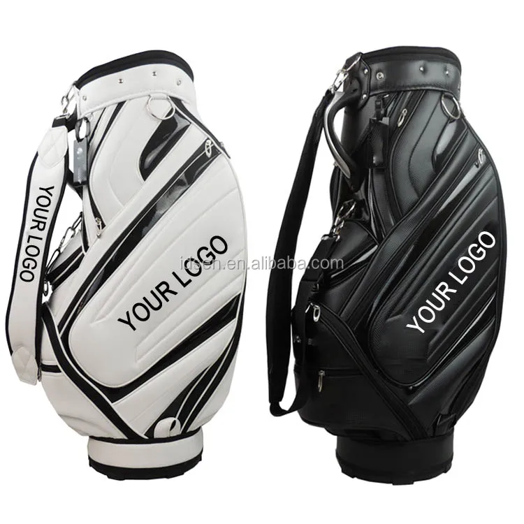 wholesale customer LOGO Hot sale golf bag and Stand golf bag Waterproof Custom Tour Golf Staff PU Bag