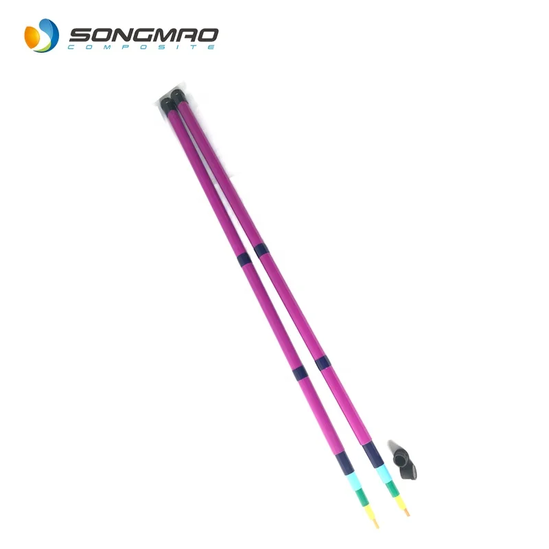 China Manufacture 15m 18m 20m Telescopic Fiberglass Flag Pole Mast With Metal Base