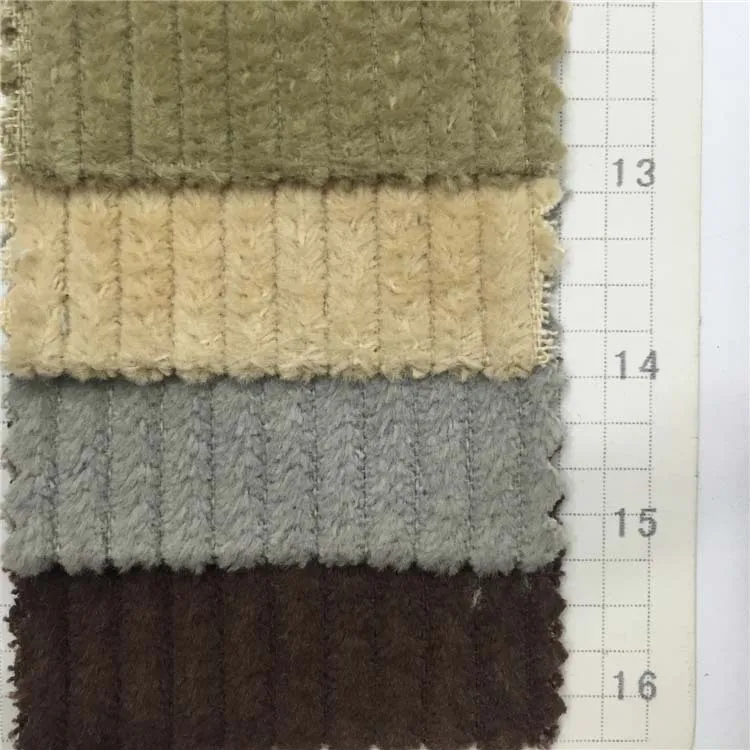 Хорошая драпировка однотонная окрашенная 100% хлопок 6 wale Вельветовая ткань для