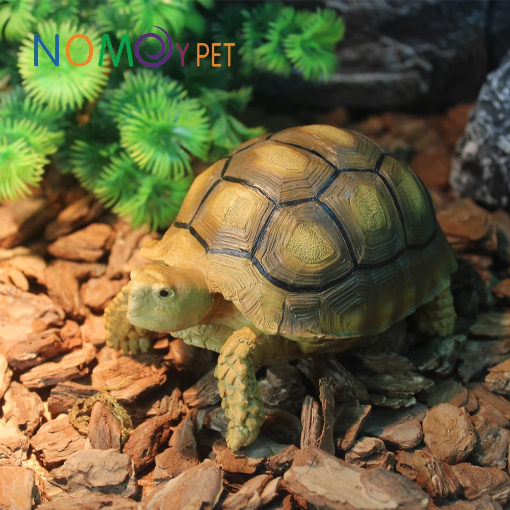 NOMOY PET Wholesale Hot Sale Sulcata Tortoise Model for Decoration A6