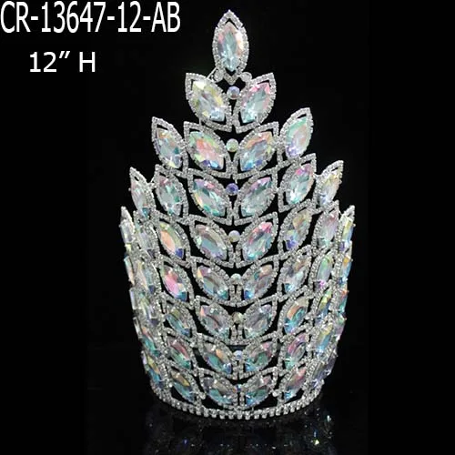 Red Large Crown Tall 8 Inch Pageant for Queen