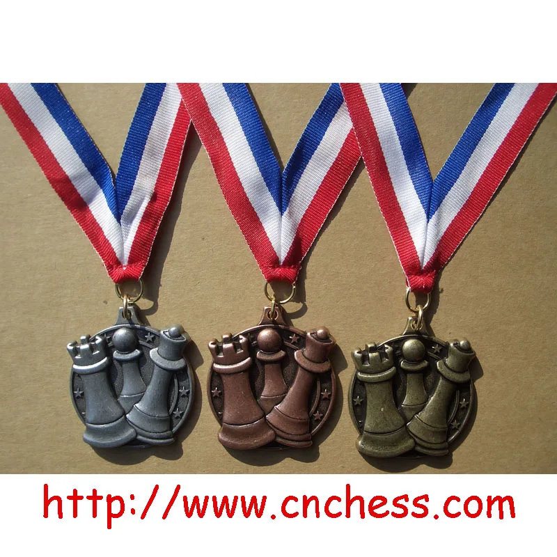 Круглый шахматный медаль