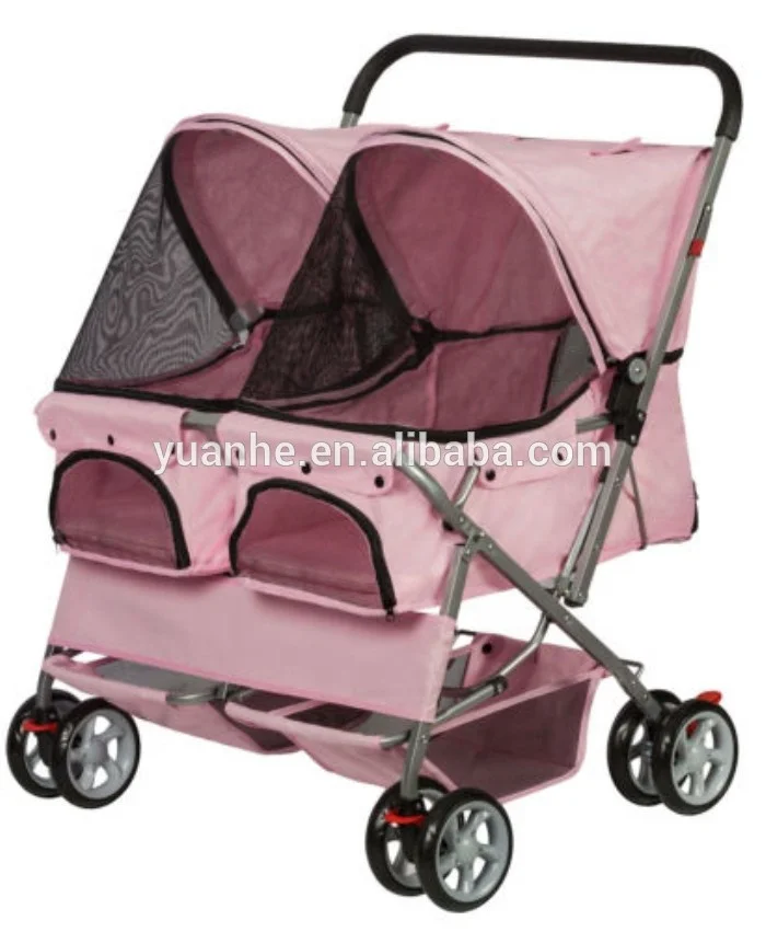 yooki double pet stroller