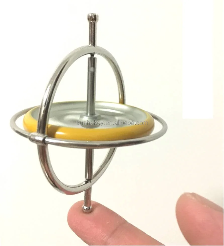 Metal Gyroscope Spinner Gyro Science Educational Learning Balance Toy Gifts-j 