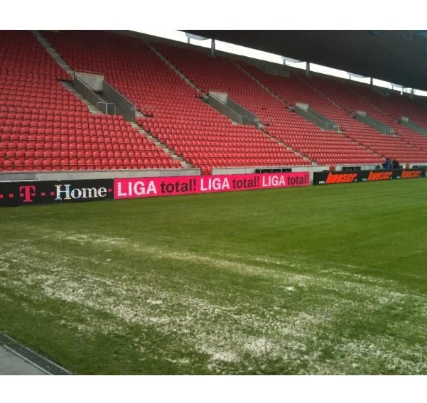 Soft Rubber Module Mask 960x960mm Portable Panel P10 Outdoor Stadium Football Perimeter Advertising Led Screen