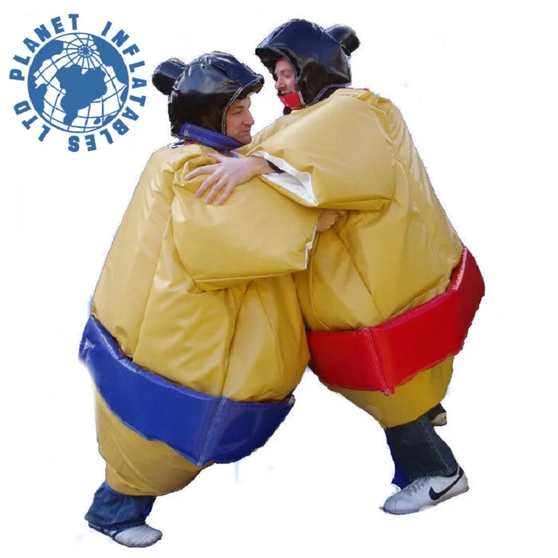Junge Quelle hölzern inflatable sumo wrestling suits Topf Gereiztheit ...