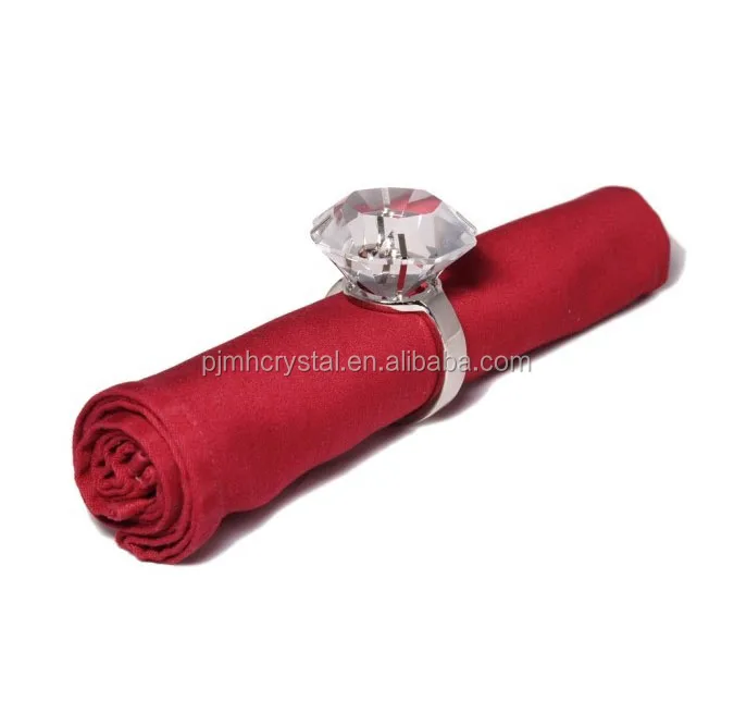 
 MH-CJ008 Горячая Распродажа, кольцо для салфеток с кристаллами и бриллиантами для свадебных заметок  