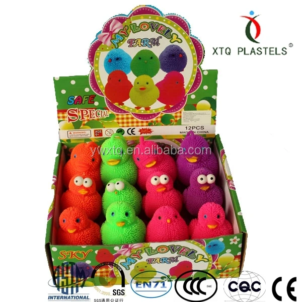 Классический Маленький мяч для цыплят и уток забавная игрушка животных