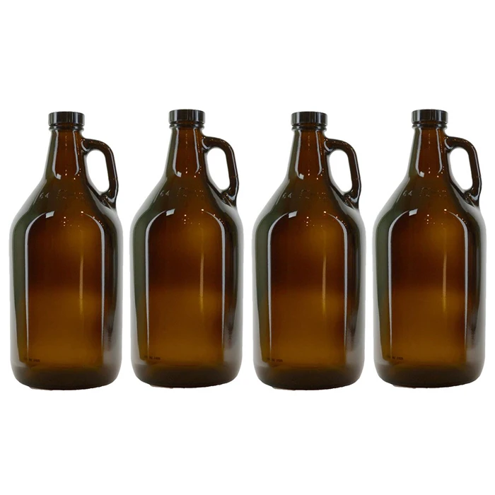 Half Gallon Amber Beer Growler With Poly Seal Caps 64oz Buy Growlers 64 Oz Amber Beer Growler Amber Glass Bottle Product On Alibaba Com