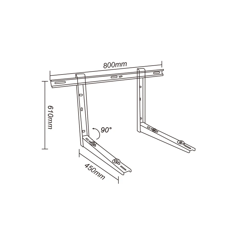 Кронштейн для установки на крыше и кондиционирования воздуха