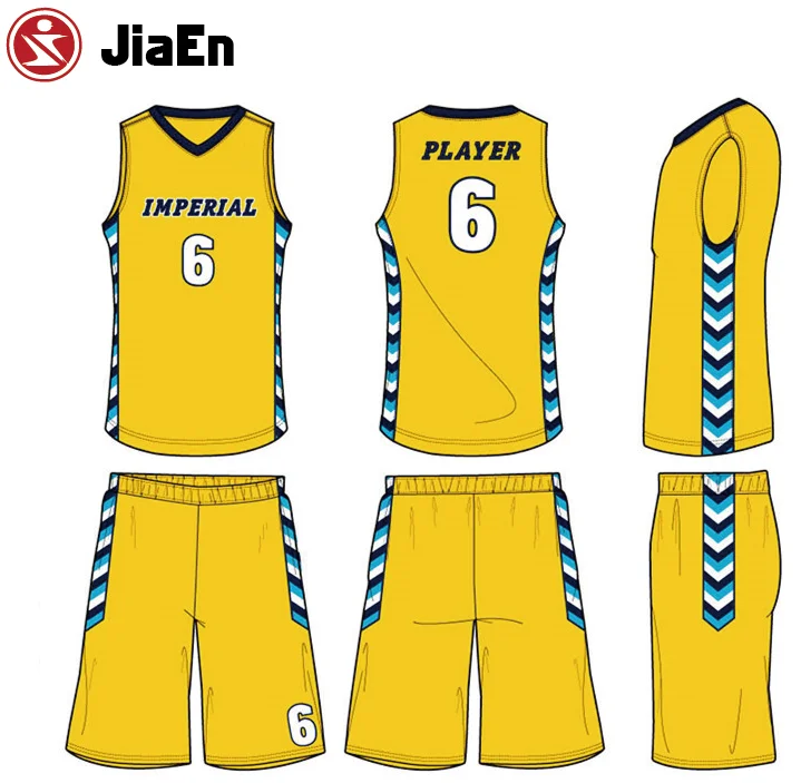 jersey design basketball yellow