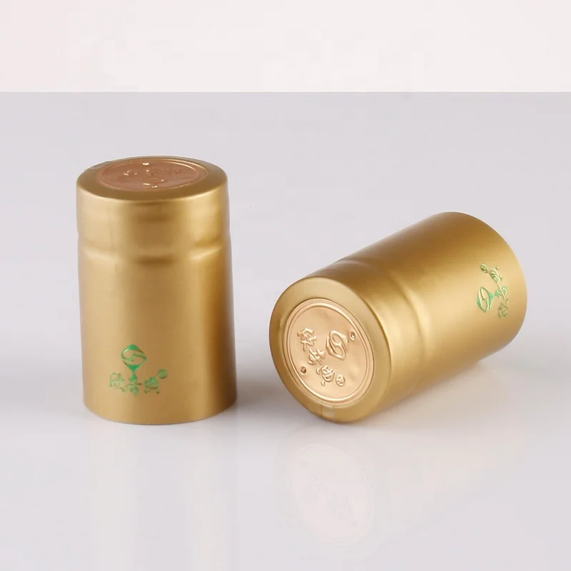 Blue Color PVC Heat Shrink Capsules for Wine Bottles