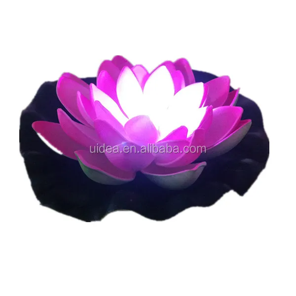 
7 дюймовый цветной плавающий Лотос со светодиодной подсветкой/воды плавающие искусственные лилии со светом 