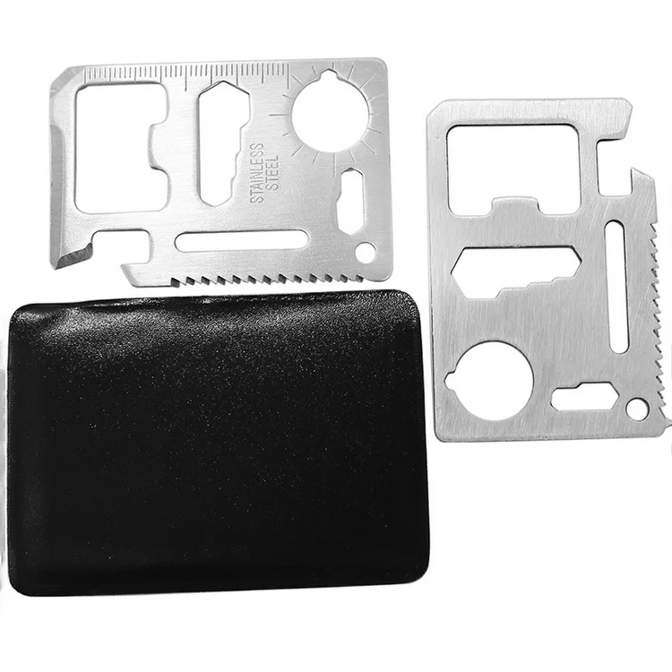 Hunting Credit Card Knives Outdoor Camping Survival Multifunction Mini Swiss Knife  Keychain SOS Pocket Multi Knife Tools