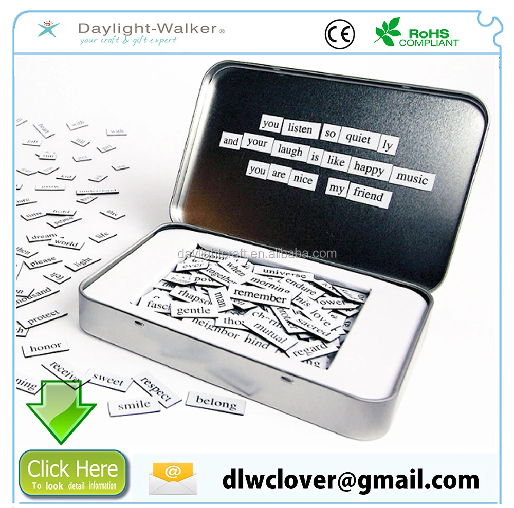 
Рекламные Обучающие игрушки детские буквы бумага/ПВХ Магнитные слова на холодильник под заказ Магнитная поэзия 