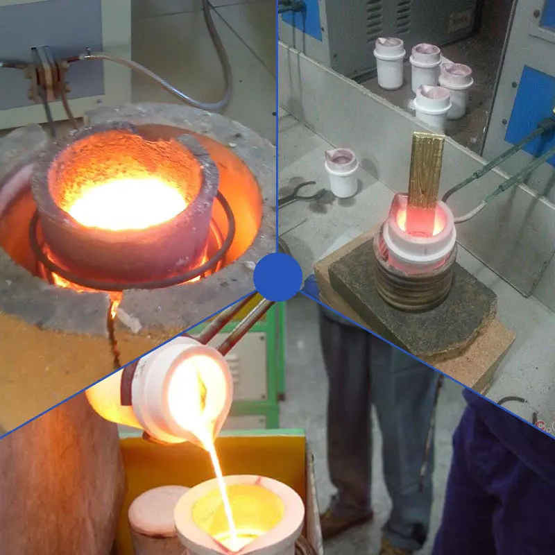 2kg Gold Smelting Machine for Gold Silver Platinum Induction Melting