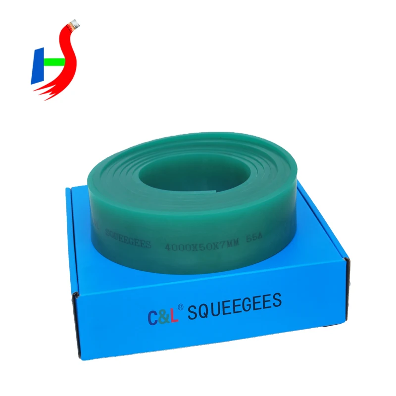 triple durometer rubber squeeze for t-shirt printing
