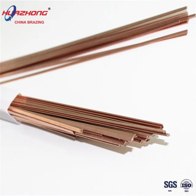 Free Samples Phos Copper Bar Brazing Alloys Flat Rods Manufacture Phosphor Solder Welding Rod Price for HVAC Cp202 L-CuP7