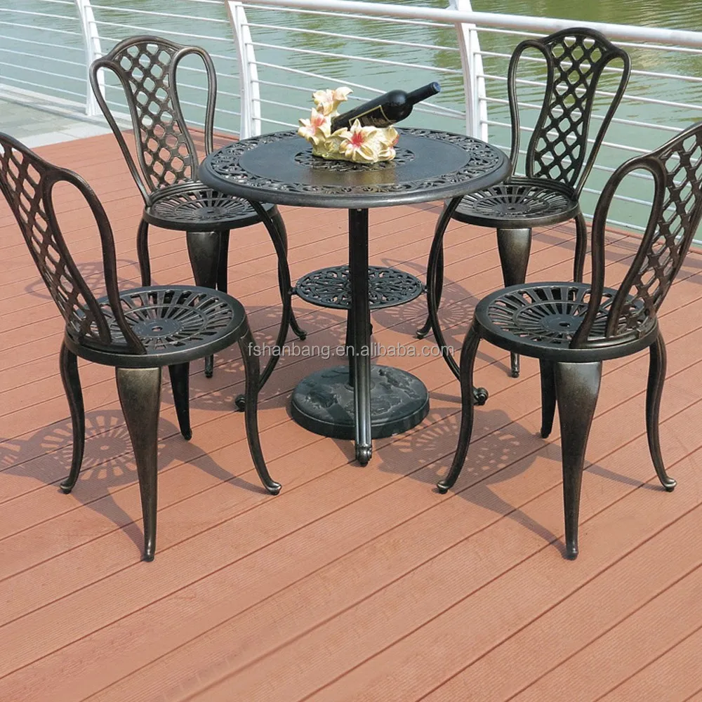 Outdoor Aluminum Metal Garden Furniture Chair And Table Set Buy Outdoor Garden Furniture