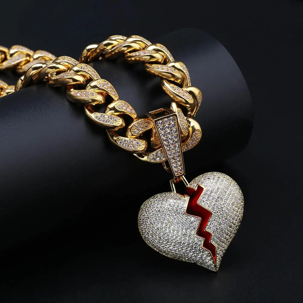 18k Gold Filled Heart Locket Pendant 