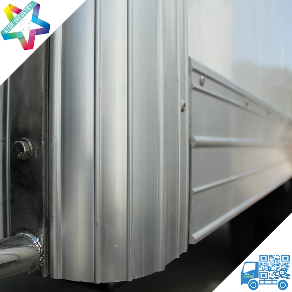 
 Конструкция грузовика Coldking, Экструдированный анодированный алюминиевый сплав, профили для украшения кузова грузовика, алюминиевый профиль  