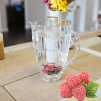 2.5L Iced Fruit Infusion Pitcher with Ice Core Tube - China Fruit Infuser  Water Pitcher and Fruit Infuser Water Bottle price