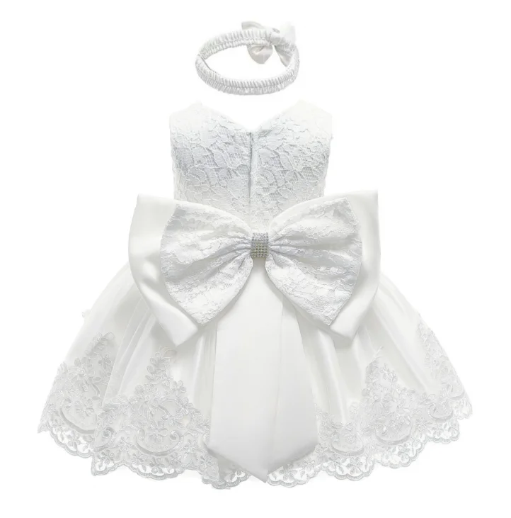 Модное летнее платье с цветами для новорожденных, праздничное платье для младенцев