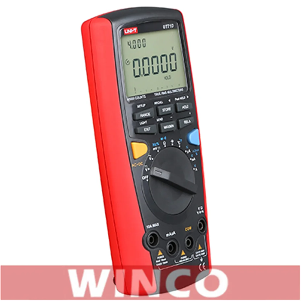 HK68C LCD Professional Capacitance Meter Avometer Continuity Test ESR Meter Handheld Digital Multimeter