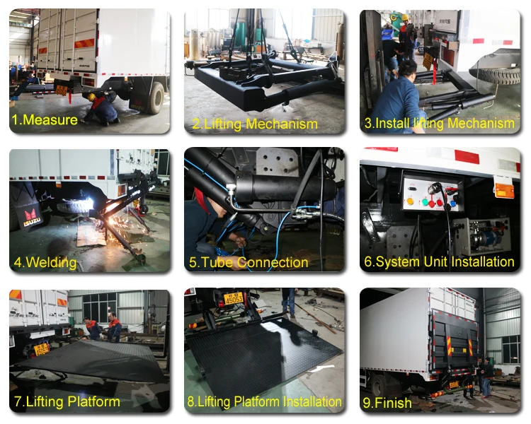 1500kg Hydraulic Tail Lift For Cargo Truck - Buy Hydraulic Tail Lift ...