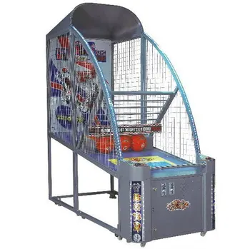 商用家庭用兼用マシンスポーツLEDバスケットボールアーケードゲーム 投入式 台湾製ストリートバスケットアーケードゲーム機（D240cm）