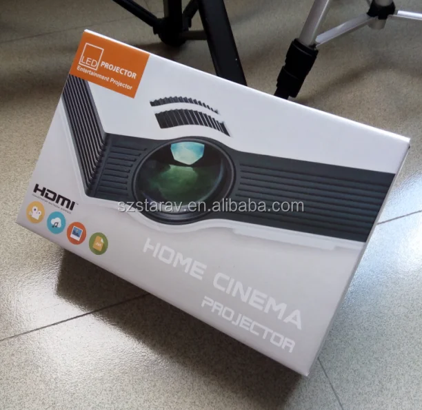 Оптовая цена Горячая Распродажа 800*480 UC40 мини портативный цифровой ЖК-проектор проектор системы домашнего