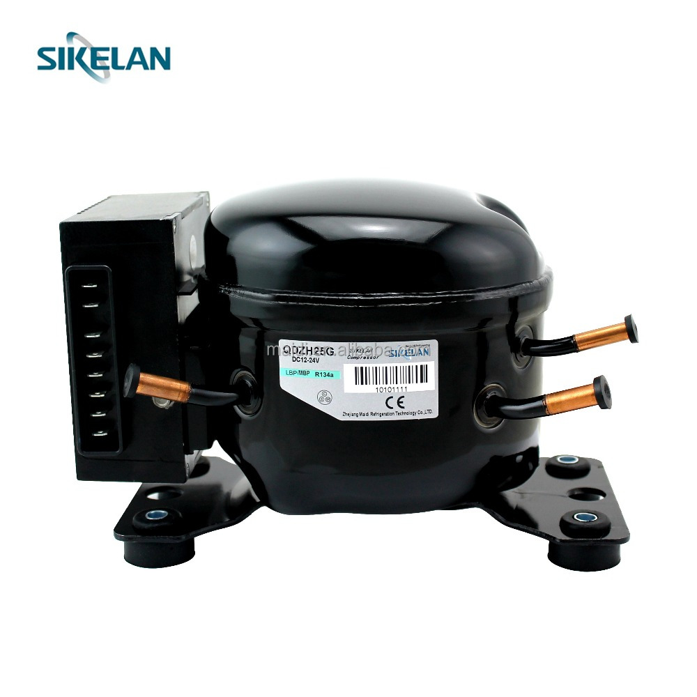 QDZH25G Equal to BD35F SIKELAN 12 Volt 24V Mini Portable bar Car Fridge Refrigerator Freezer R134a DC Refrigeration Compressor