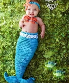 
Оптом одеяла русалки детские милые Русалки фото реквизит 